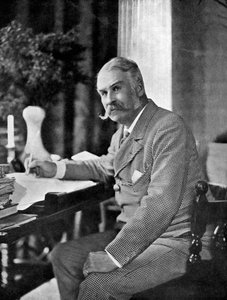 威廉-施文克-吉尔伯特爵士 1836-1911年，英国剧作家和幽默大师，1911-1912年。 作者 Frederick Downer and Sons