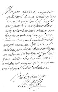 玛丽·德·美第奇（Marie de Medici）在1865年16月下旬至17世纪初发给萨沃伊公爵的信。 作者 弗雷德里克·乔治·内瑟克里夫特