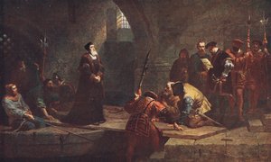 Traitors Gate的克兰默 作者 Frederick Goodall