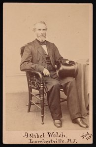 阿什贝尔-韦尔奇的肖像，1809-1882年，1882年之前。