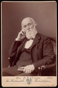 威廉-鲍尔-泰勒的肖像 1821-1895年，1894年。 作者 弗雷德里克·古特肯斯特