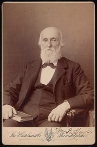 威廉-鲍尔-泰勒1821-1895年的肖像，1893年4月。