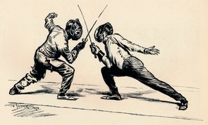 击剑者，1900年