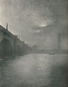 滑铁卢桥，1877年 作者 弗雷德里克·霍利尔