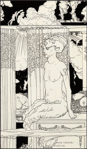 黄金提比略的牧神，c.1910 作者 弗雷德里克·伊伯里·林奇