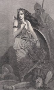 达-图拉，摘自《伦敦新闻画报》，1861年7月27日。 作者 弗雷德里克·詹姆斯·史密斯
