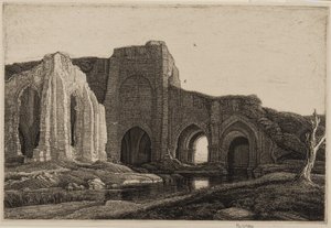 芬修道院，1923-26 作者 弗雷德里克·兰瑟（Frederick Landseer）莫尔·格里格斯（Maur Griggs）