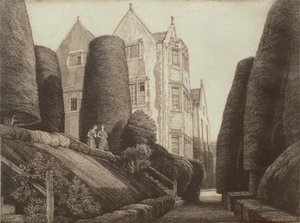Owlpen Manor，1931 作者 弗雷德里克·兰瑟（Frederick Landseer）莫尔·格里格斯（Maur Griggs）