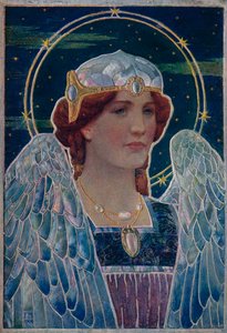 夜之天使》，约1900年 作者 弗雷德里克·马里亚特