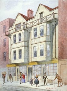 伦敦市弗利特街的布兰查德房舍，1835年