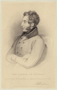Edward Bulwer-Lytton，Baron Lytton的肖像 作者 弗雷德里克·理查德·说