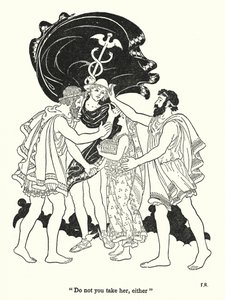 "你也不要带走她"（石版画） 作者 弗雷德里克·理查森