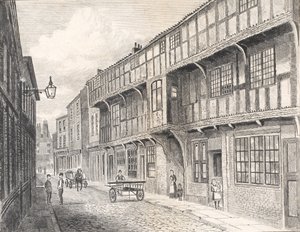 赫尔高街国王头像，约 1880 年（纸上铅笔画） 作者 弗雷德里克·舒尔茨·史密斯