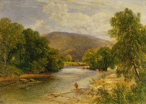 北威尔士Bettys Y Coed（布面油画） 作者 弗雷德里克·威廉·赫尔姆