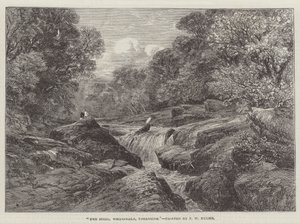 The Strid，Wharfdale，约克郡