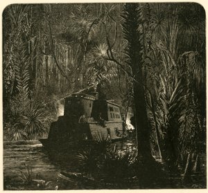 夜间登上奥克拉瓦河》，1872年。  