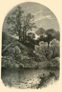 Housatonic河岸，在匹兹菲尔德"，1874年。  