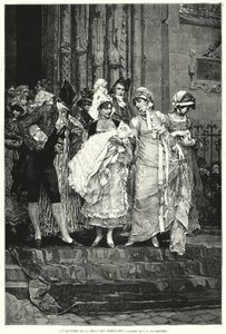 Baptism in the time of the Directory, Revolutionary France 作者 弗雷德里克·亨德里克（Frederik Hendrik）（后）凯梅勒