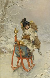 乘雪橇