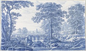 意大利式风景牌匾
意大利式风景牌匾 作者 Frederik van Frytom（归属于）