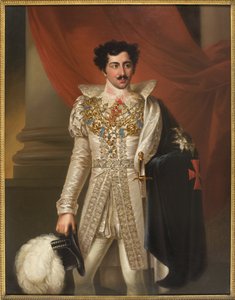 Oscar I, roi de Suede et Norvege - 瑞典和挪威国王Oscar I (1799-1859)的肖像，由Westin, Fredric (1782-1862)绘制。布面油画。尺寸：149x114厘米。斯德哥尔摩国家博物馆