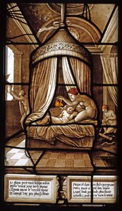 Psyche彩绘玻璃窗的故事，1441-1444年
