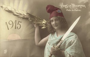 1915年，走向胜利，为祖国 作者 法国摄影师