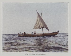 A pinnace at Arcachon, France (colour photo) 作者 法国摄影师