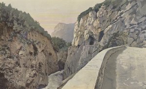 比如，Gorge de lIsere，从Moutiers到奥斯塔的道路 作者 法国摄影师