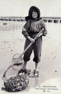 阿卡雄盆地：牡蛎分级机 - 明信片 作者 法国摄影师