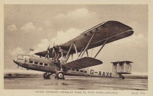 Avion Hengist Hendley Page 42，Type-Londres 作者 法国摄影师
