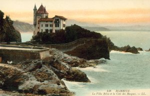 比亚里茨，La Villa Belsa，La Cote Des Basques 作者 法国摄影师