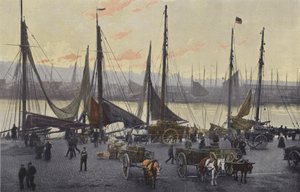 Boulogne-sur-Mer，捕捞鲱鱼的准备工作 作者 法国摄影师