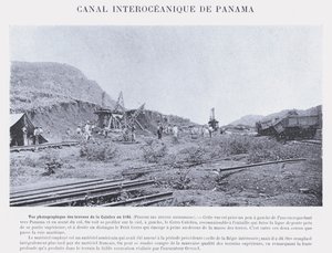 Canal Interoceanico De Panama（黑白照片） 作者 法国摄影师