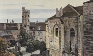 Chalon-sur-Saone，Tour de l&39;Eveche或Dean 作者 法国摄影师
