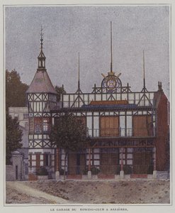 法国巴黎Asnieres的Societe des Regates Parisiennes赛艇俱乐部会所（彩色照片）。 作者 法国摄影师