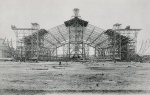 1889年世界博览会Galerie des Machines的建造 作者 法国摄影师