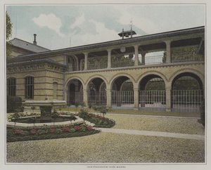 巴黎莫里哀中学庭院（彩色照片） 作者 法国摄影师