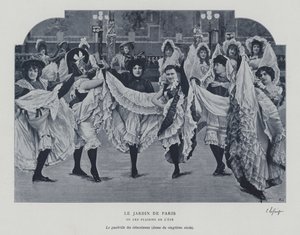Dancers at the Jardin de Paris (b/w photo) 作者 法国摄影师