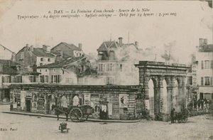 达克斯 - 温水泉 - 来自内布。明信片于1913年寄出。 作者 法国摄影师