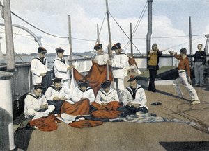 法国海军，19 世纪后期：修复亭台楼阁 - Bibl。 装饰艺术 作者 法国摄影师