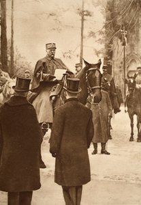 1919年1月30日，Hirschauer将军占领了Keht桥头 作者 French Photographer