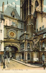 Gros Horloge，鲁昂（彩色照片） 作者 法国摄影师