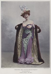 Juliette Mealy，法国演员和歌手（彩色照片）