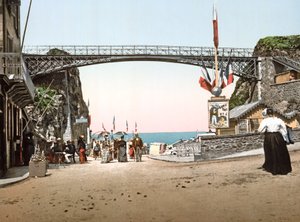 1890年至1900年在格兰维尔的Tranchee des Anglais 作者 法国摄影师