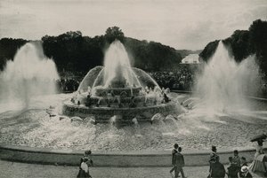 Latona盆地和绿地毯，Latons喷泉和绿地毯（照片制作） 作者 法国摄影师
