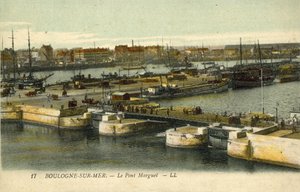 Le Pont Marguet, Boulogne-sur-Mer (colour photo) 作者 法国摄影师
