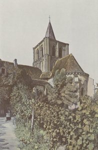 Lencloitre，教堂，后殿和钟楼 作者 法国摄影师