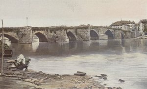 利摩日，Pont Saint-Martial，上游视图（维埃纳银行） 作者 法国摄影师