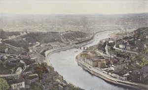 里昂，拉索恩和Pont Serin，从富维耶的高地看 作者 法国摄影师